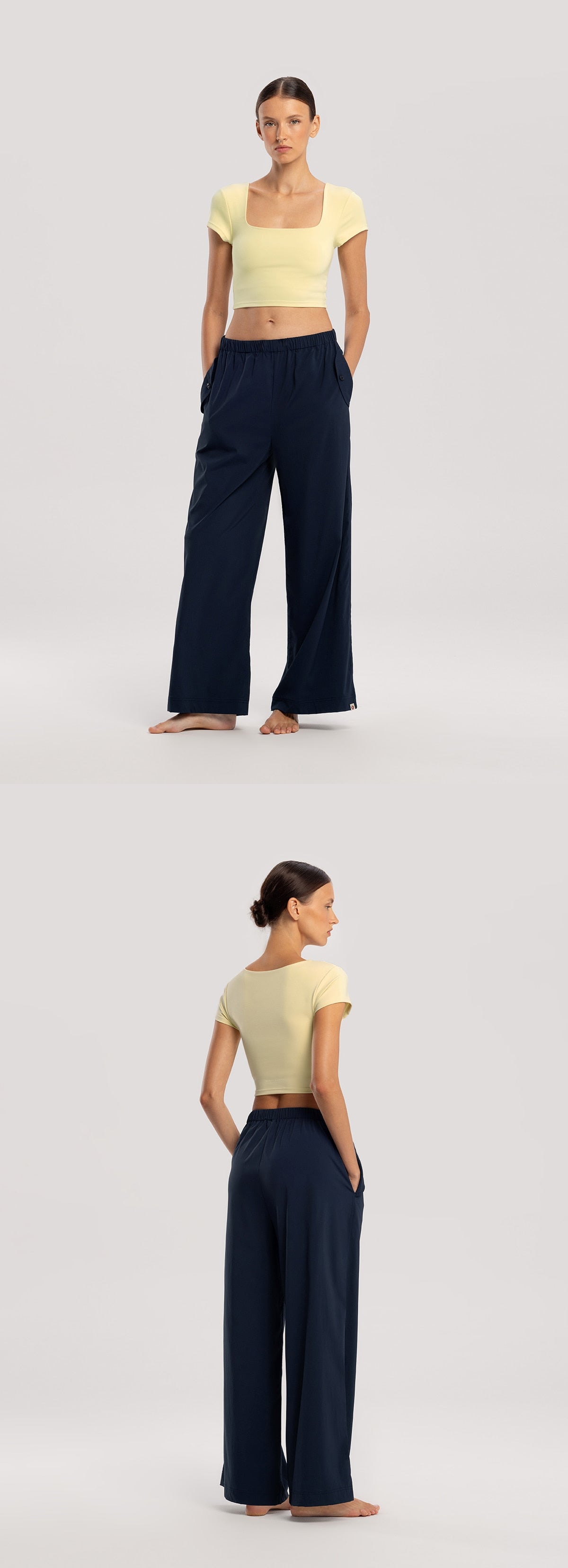 Square short sleeve_Hay