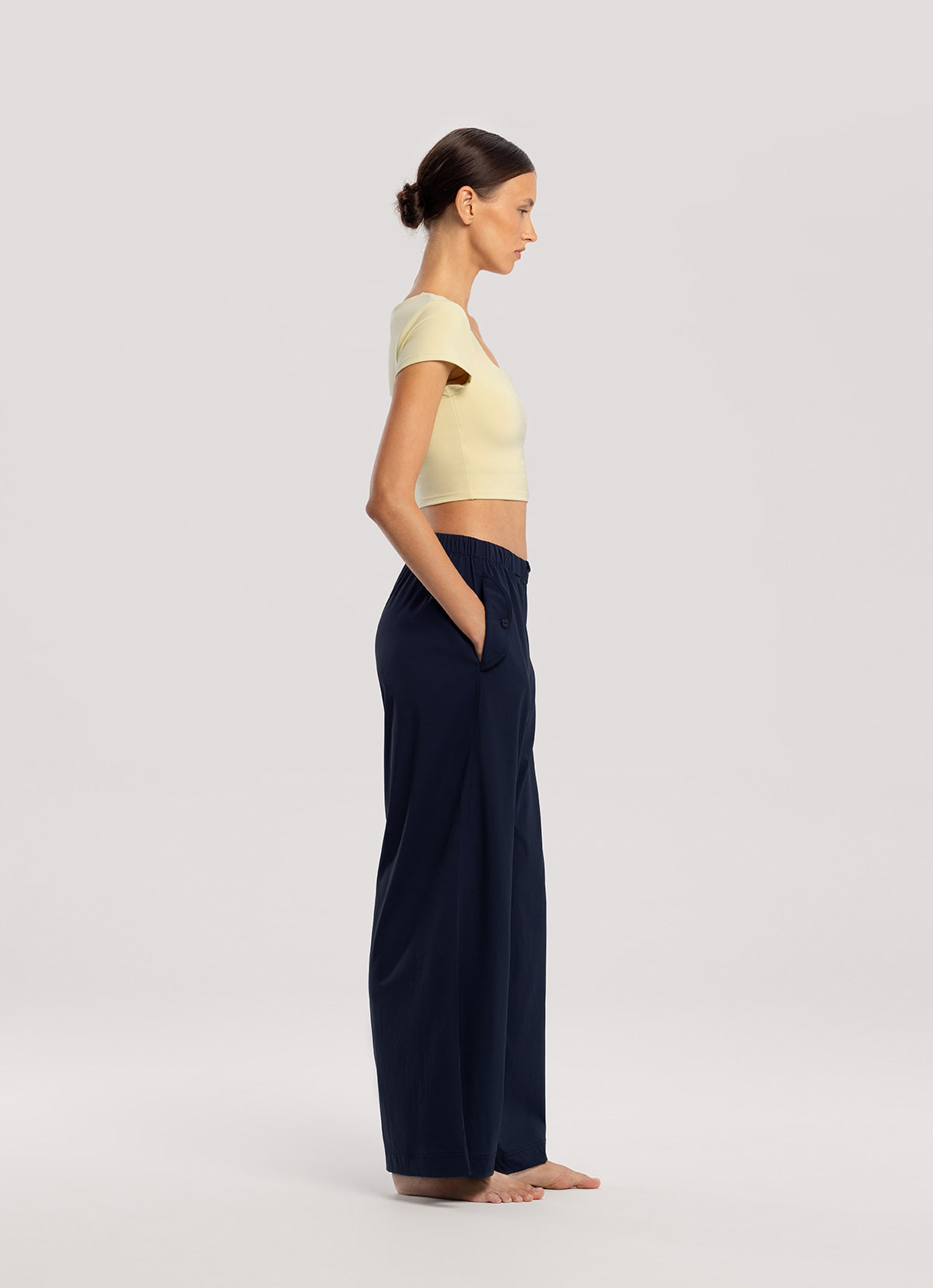 Light straight pants_Dark Sapphire