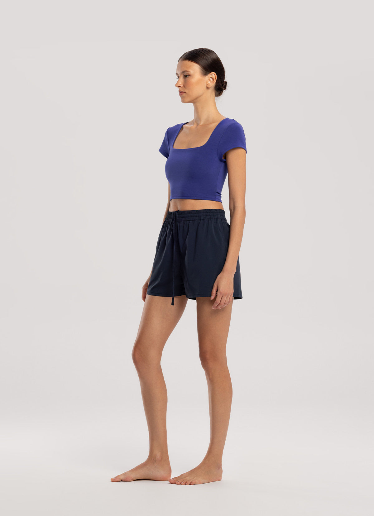 Light track shorts_Dark Sapphire