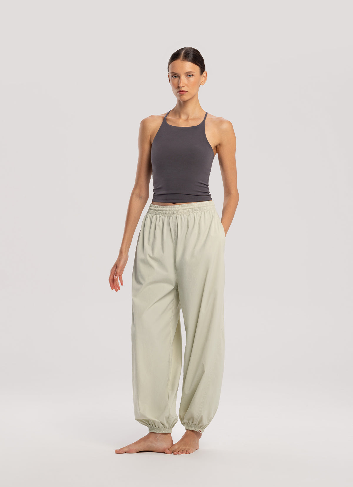 Triangle tank top_Blackened Pearl