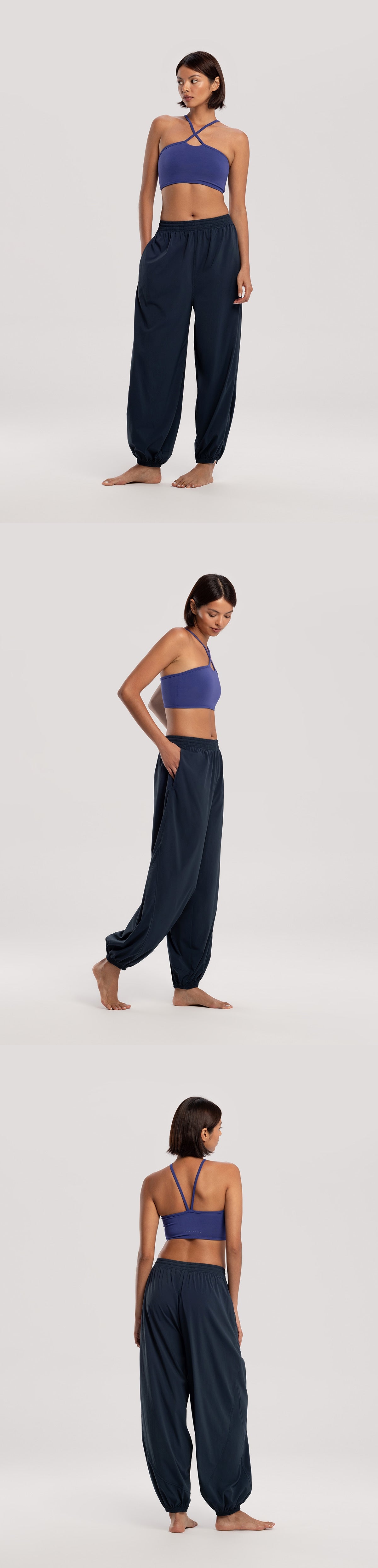 X strap bra top_Spectrum Blue