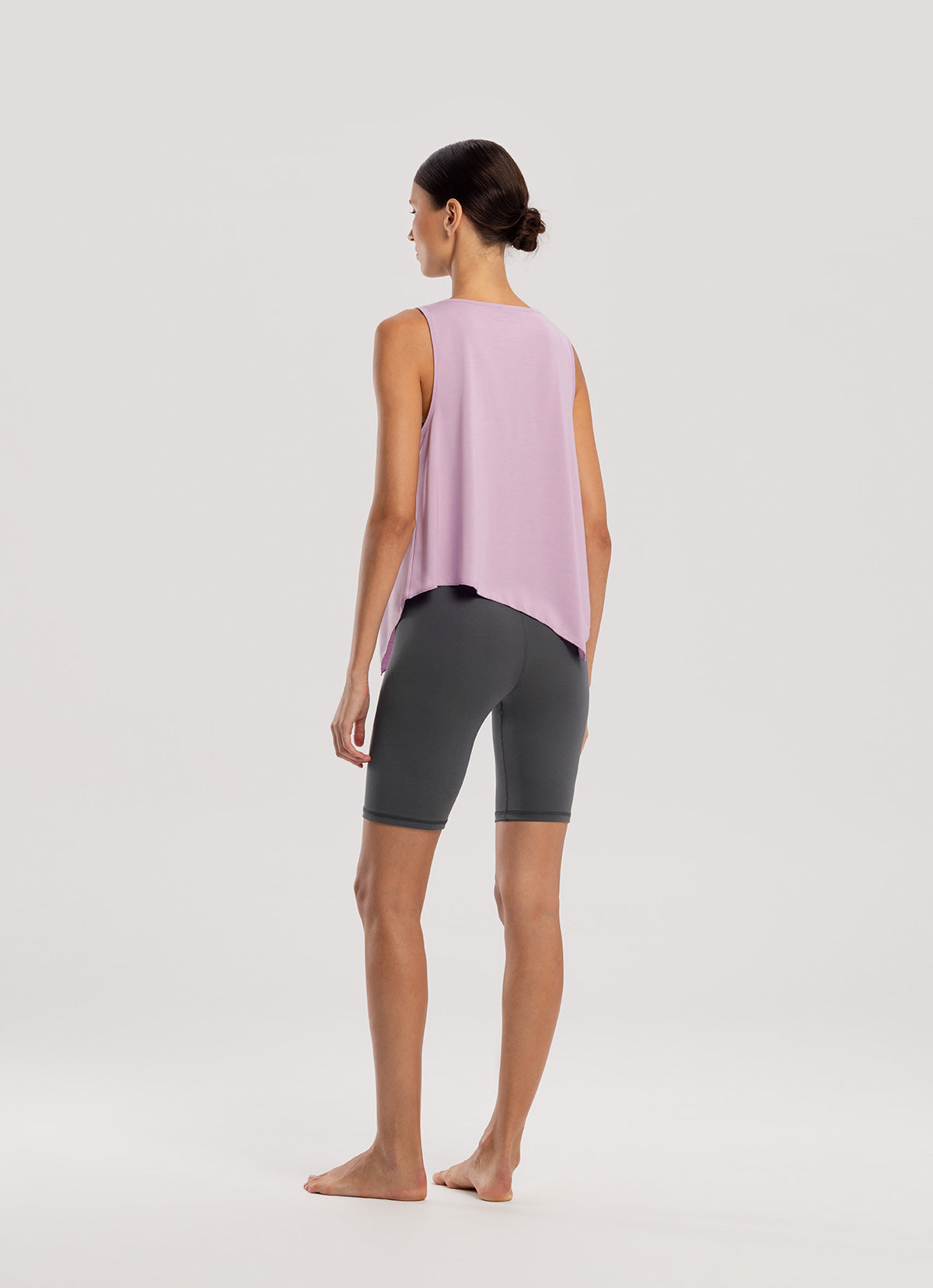 Shirring biker shorts_Blackened Pearl