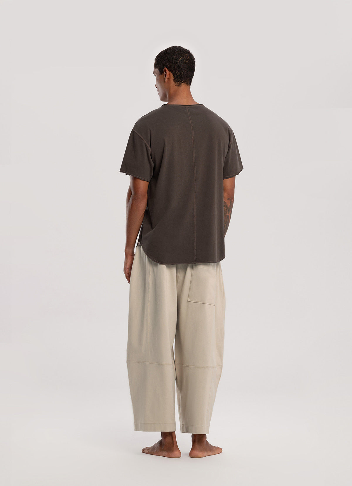 Wide panel pants (Unisex)_Peyote
