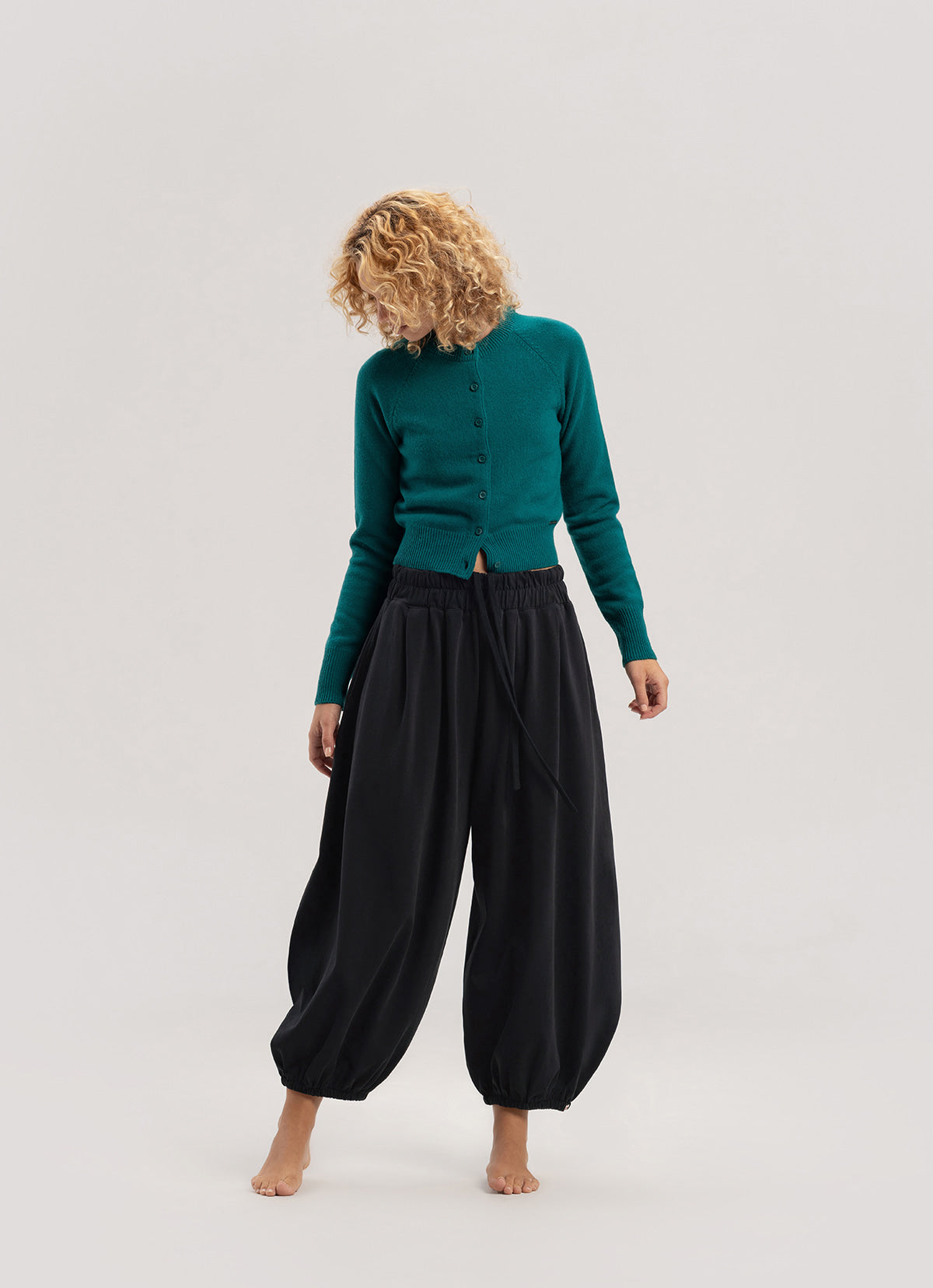 Petite cardigan_Cadmium Green