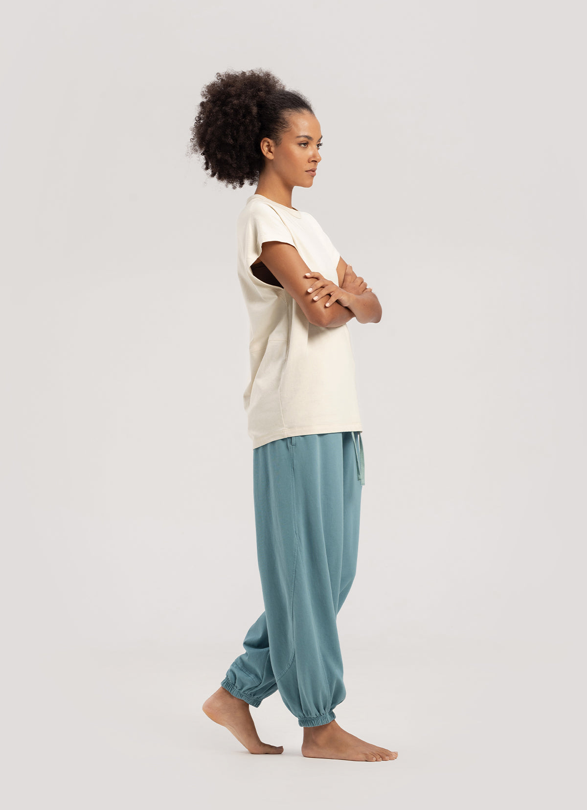 Vase short sleeve (Unisex)_Turtledove