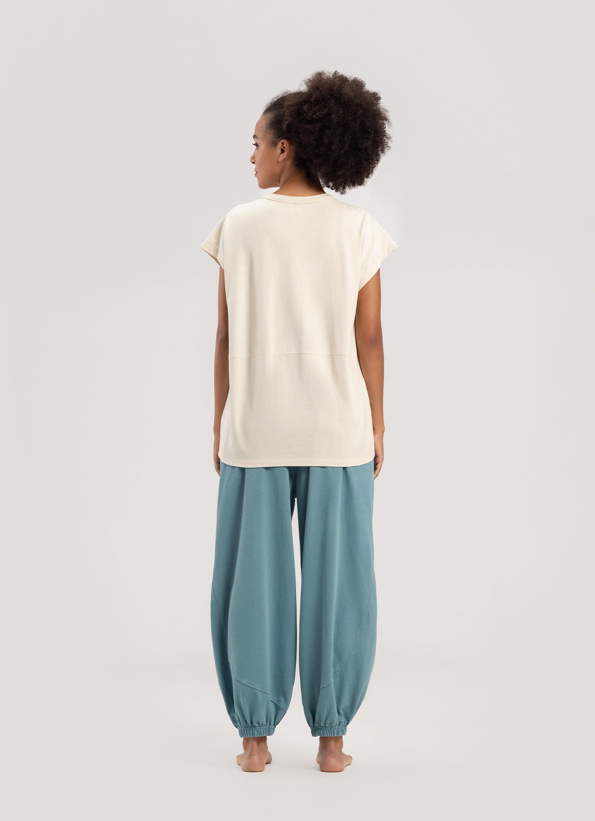 Vase short sleeve (Unisex)_Turtledove