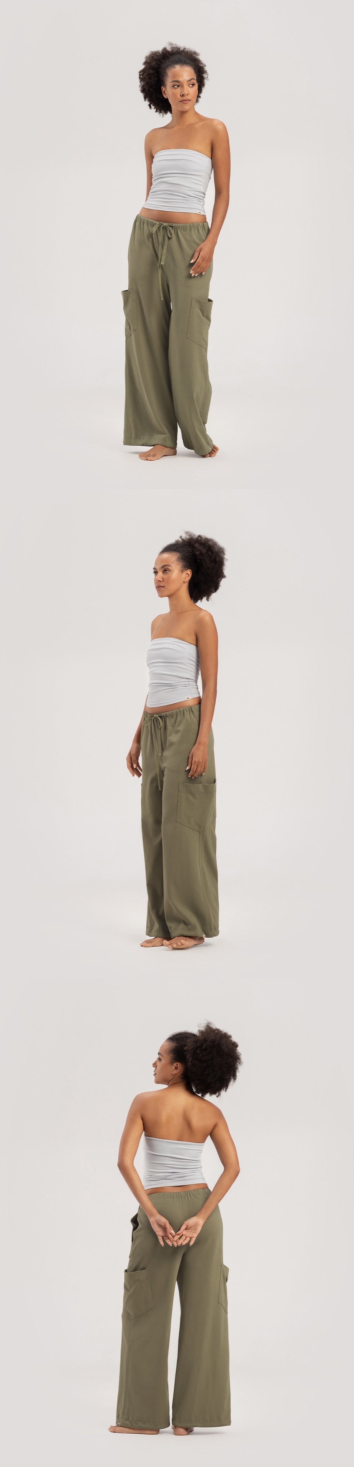 Pleats tube top_Gray Dawn