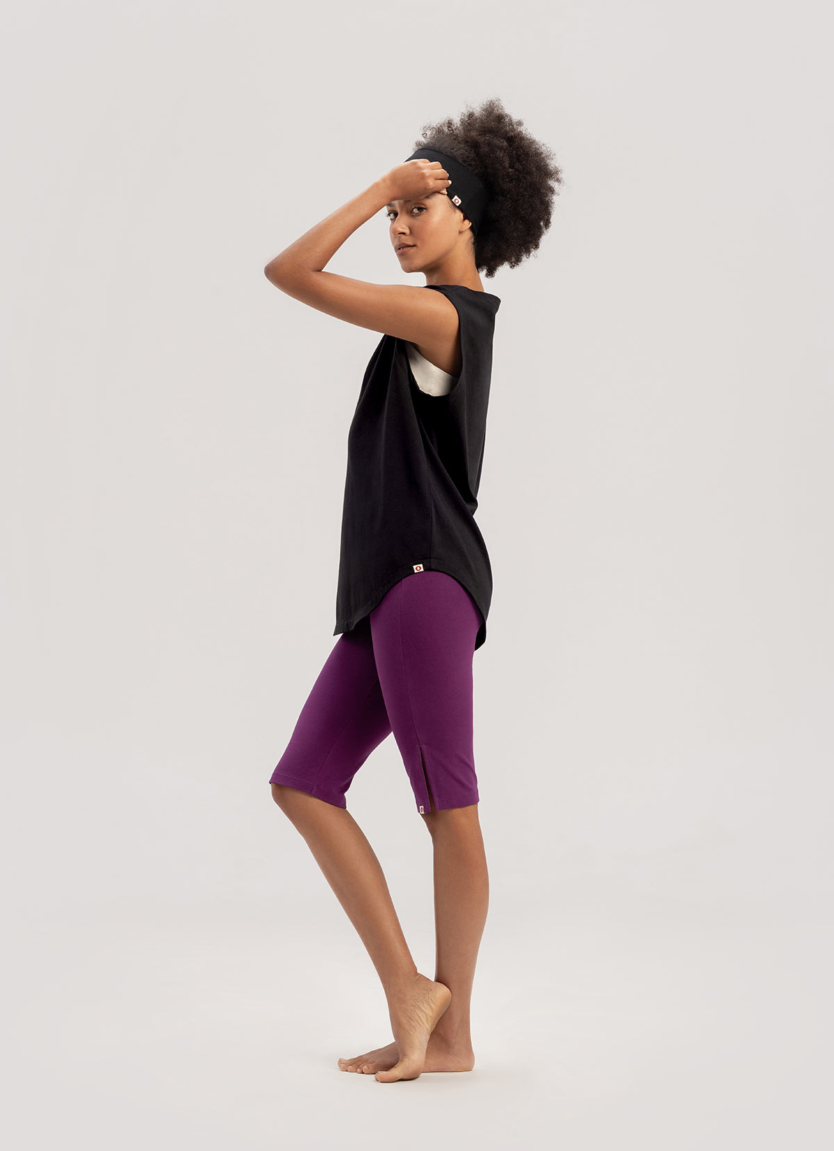 Boatneck sleeveless (Unisex)_Black