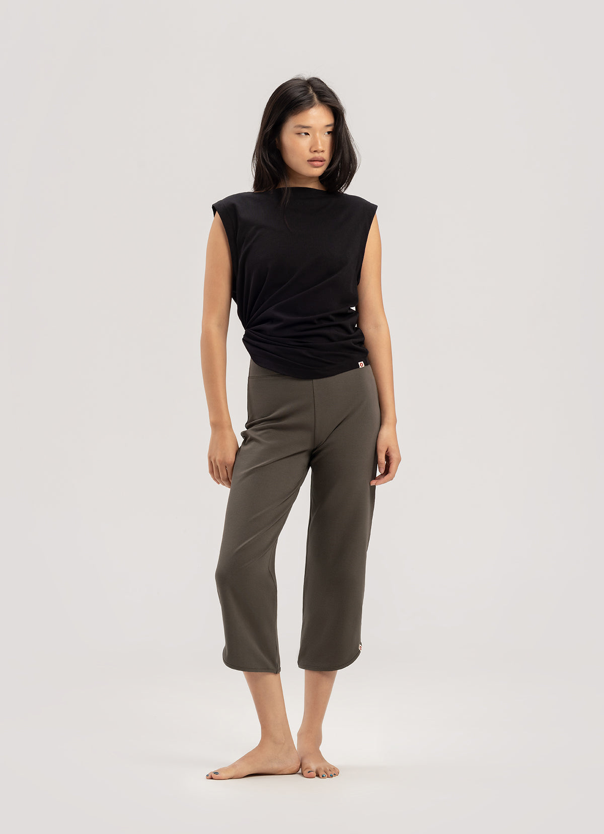 Boatneck sleeveless (Unisex)_Black