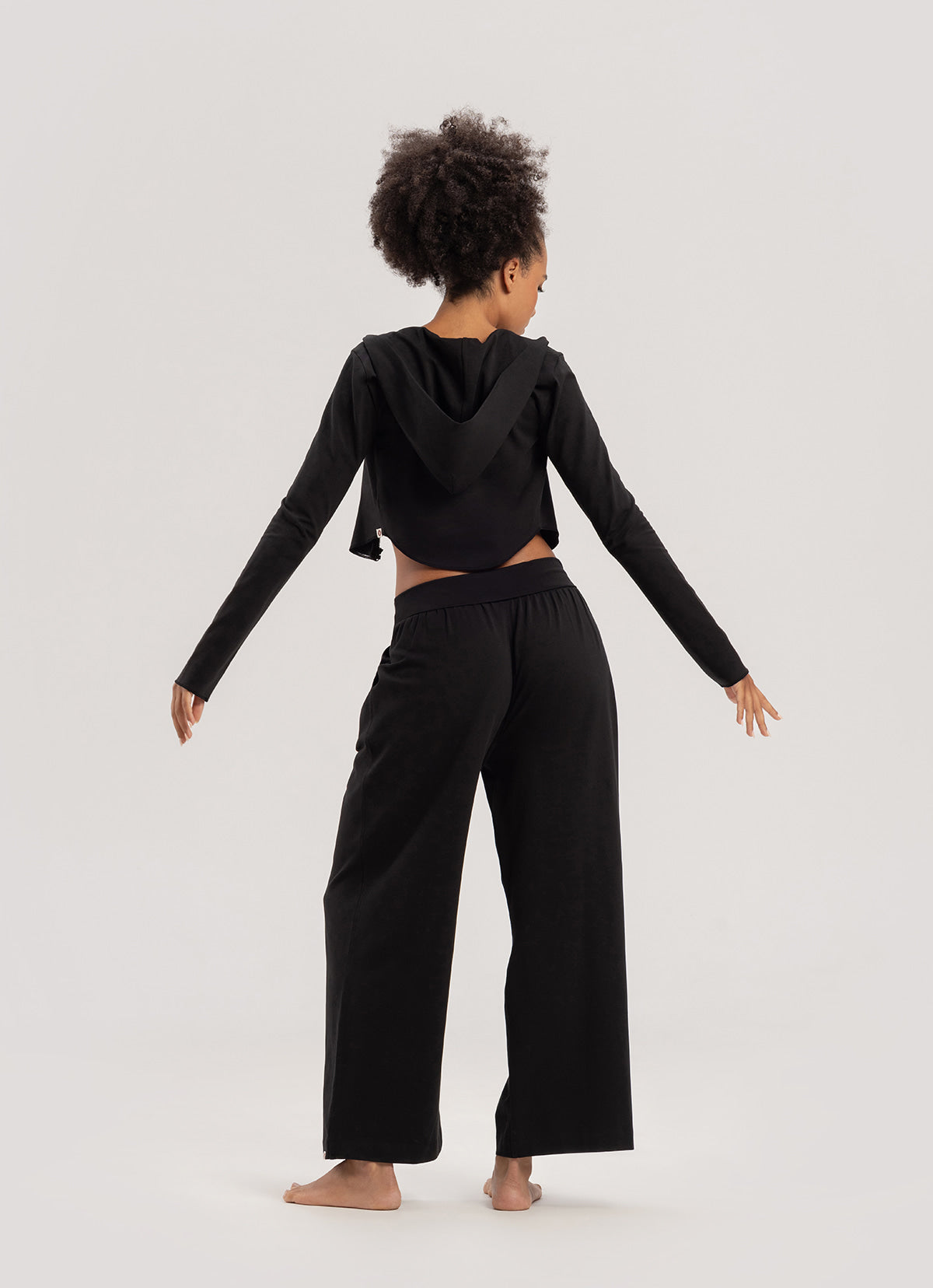 Fortune straight pants_Black