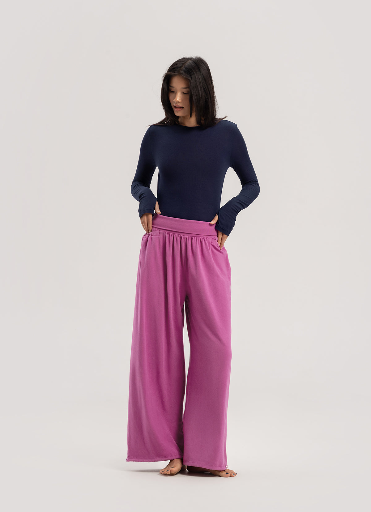 Melipat pants_Dahlia Mauve