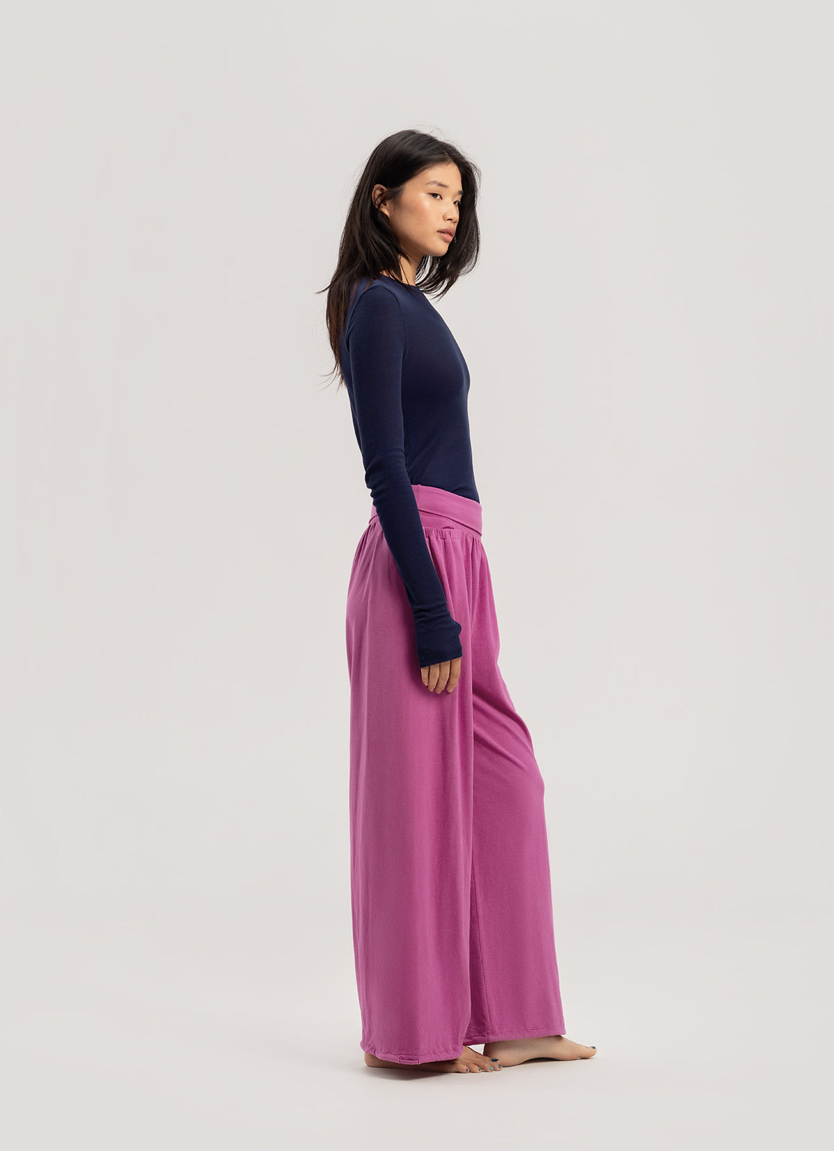 Melipat pants_Dahlia Mauve