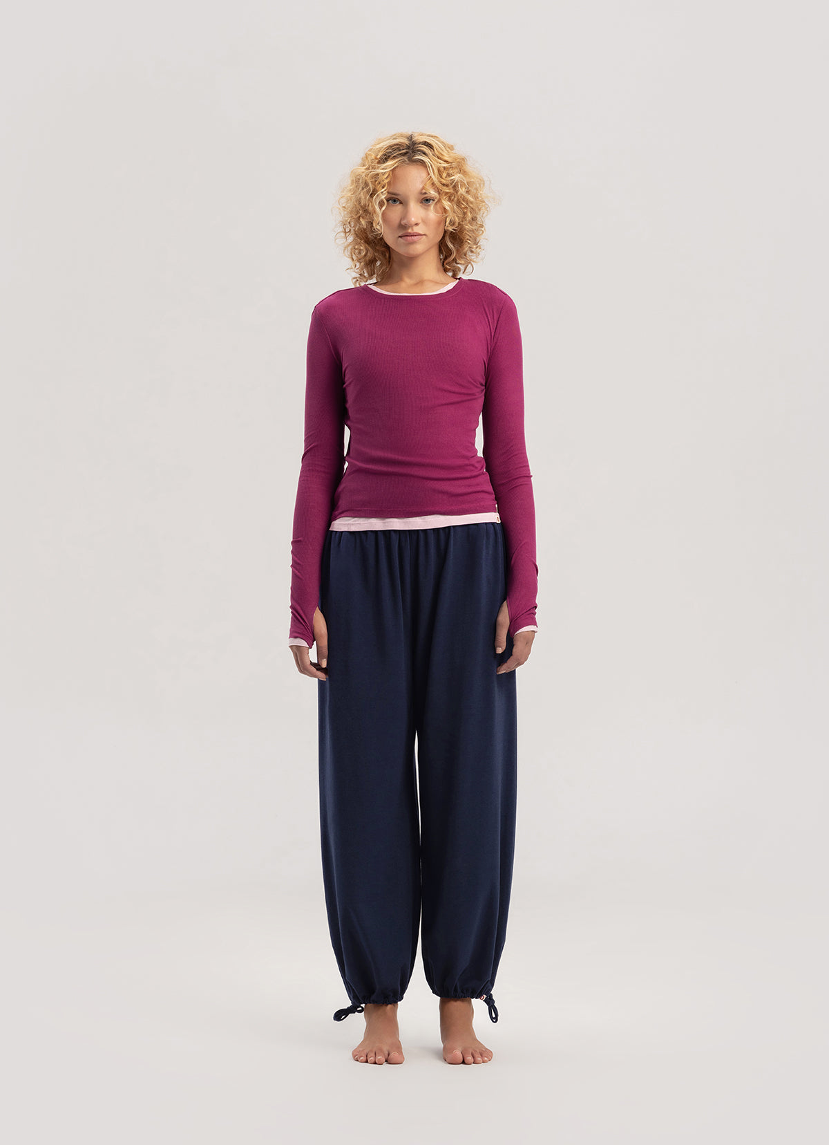 Easy long sleeve_Boysenberry