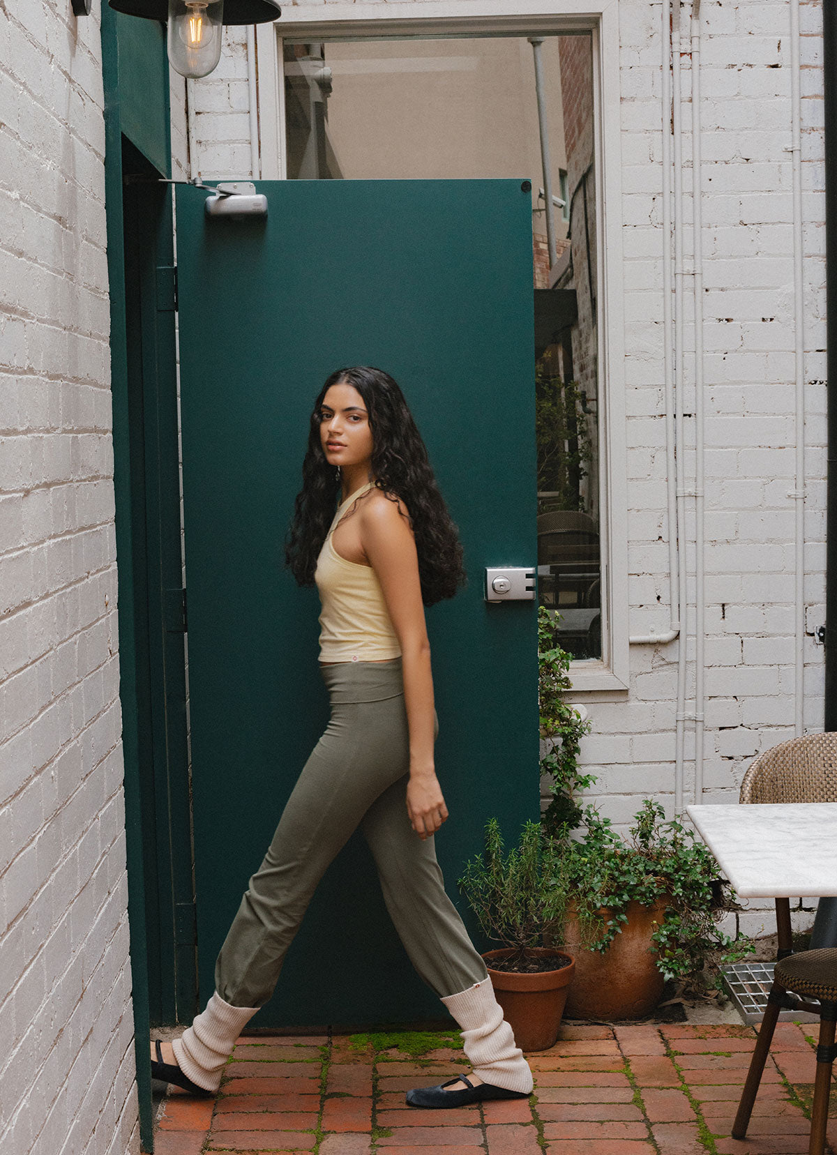 Lima tank top_Dusty Yellow