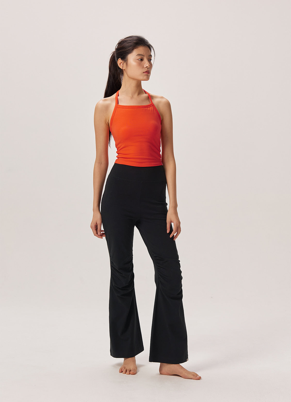 Kerut long pants_Black