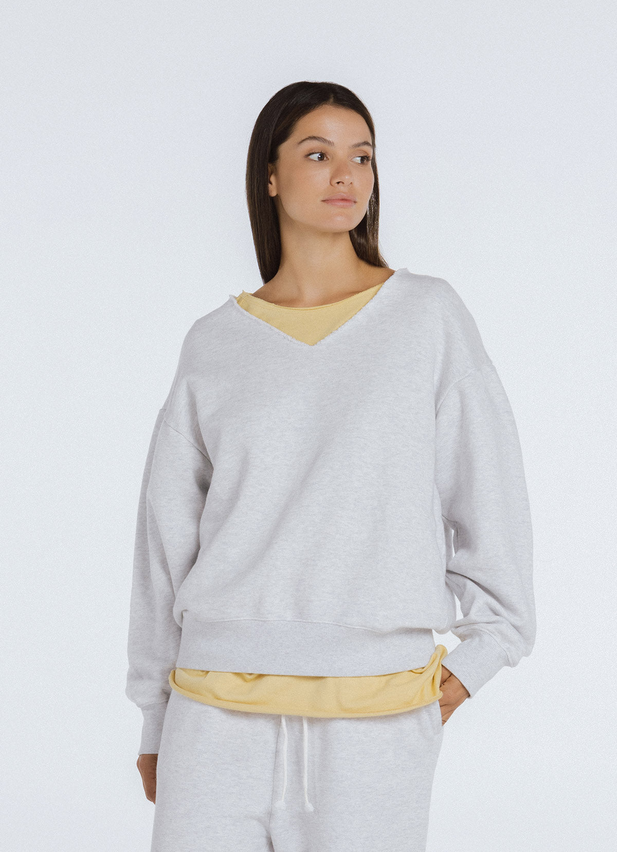 Jiyuu sweatshirt (Unisex)_Melange Grey
