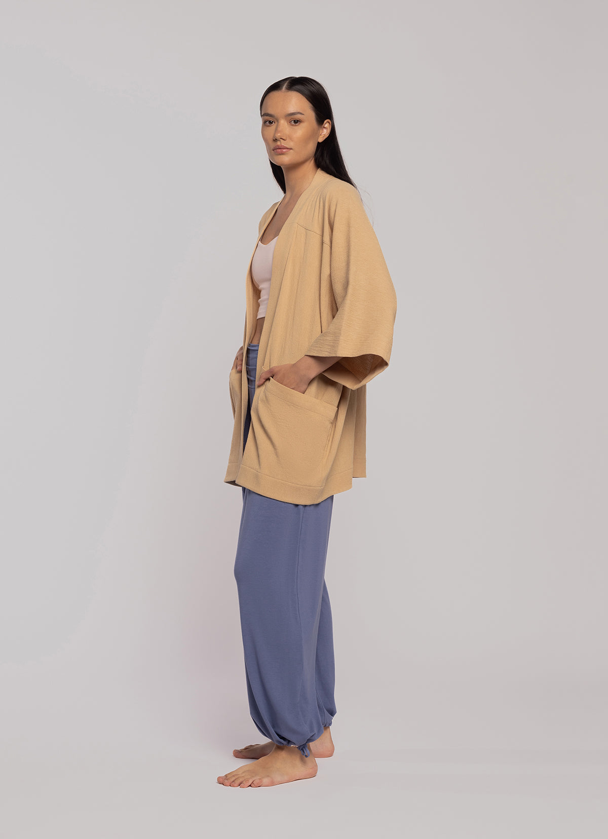 Saul robe_Beige