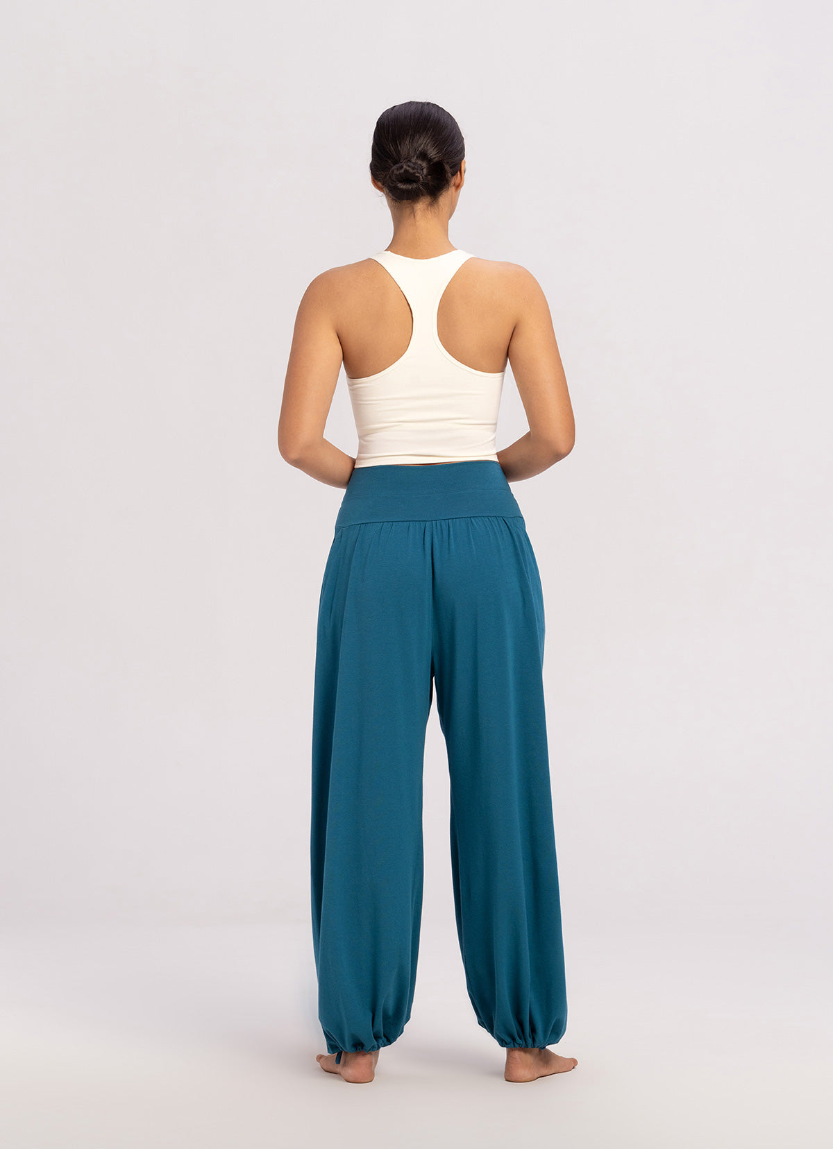 Melipat pants_Deep Turquoise