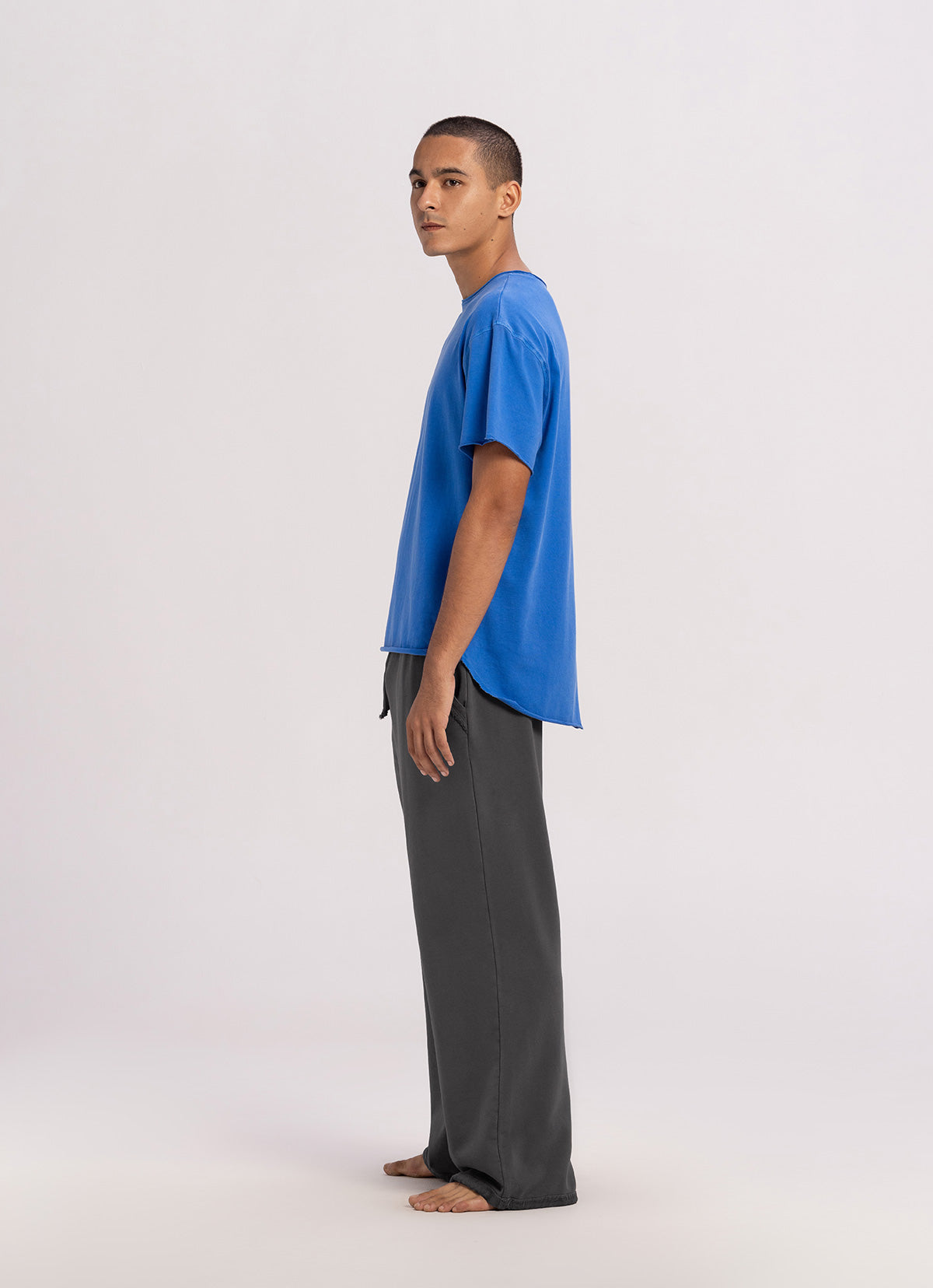 Loose sweat pants (Unisex)_Dark Grey
