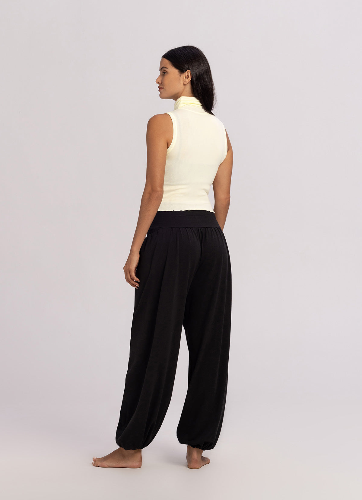 Soft turtleneck sleeveless_Afterglow