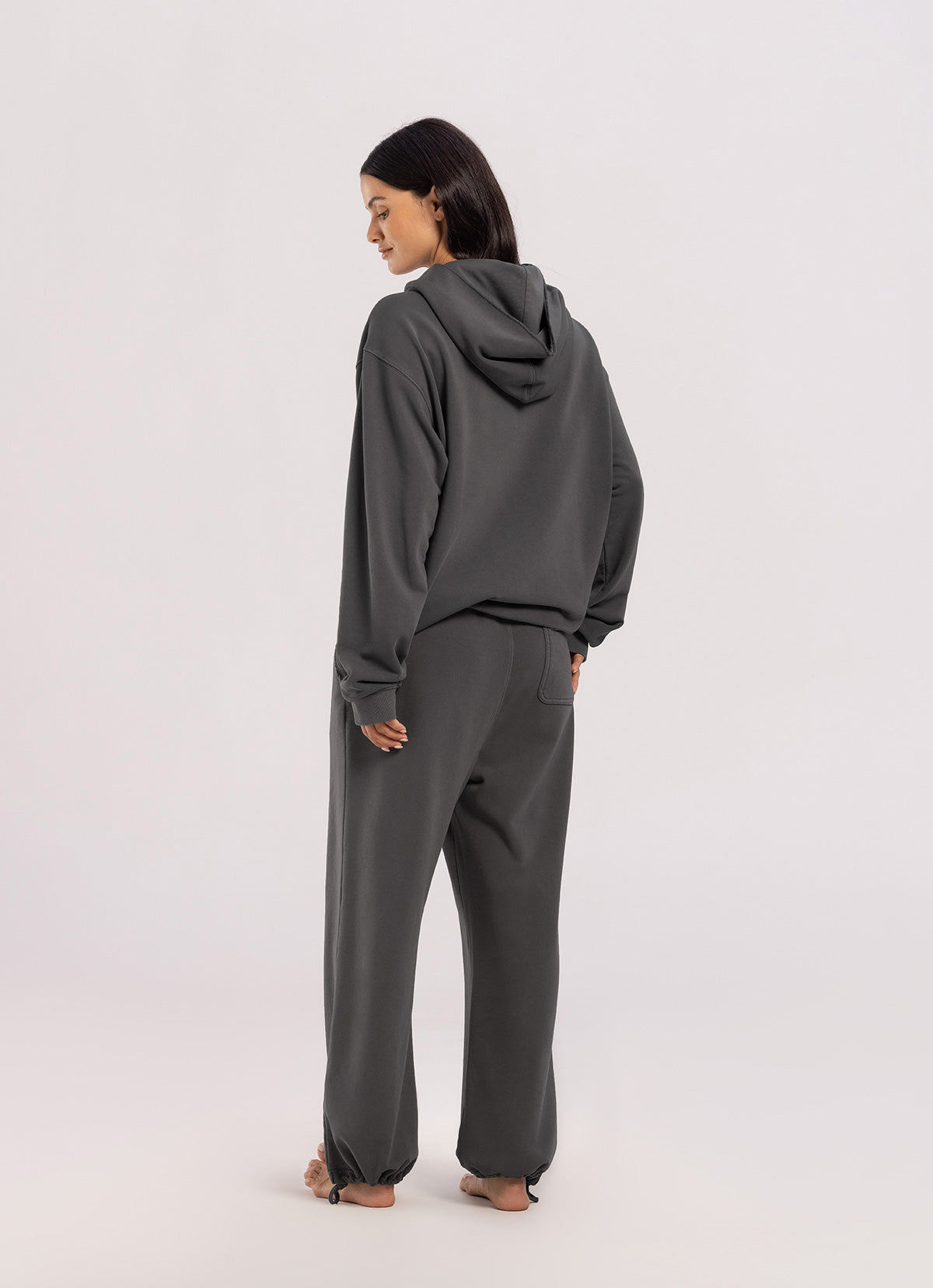 Loose sweat pants (Unisex)_Dark Grey