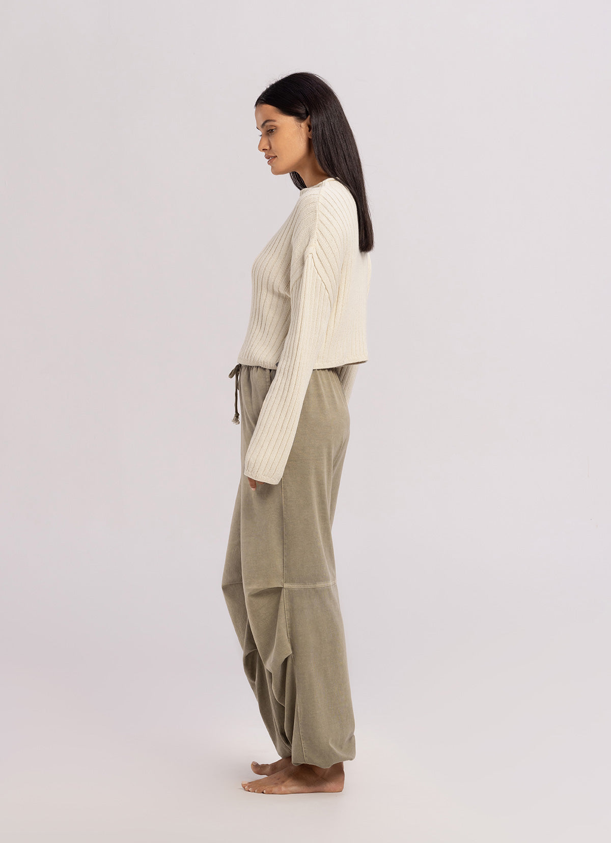 Bulky rib pullover_Summer Sand