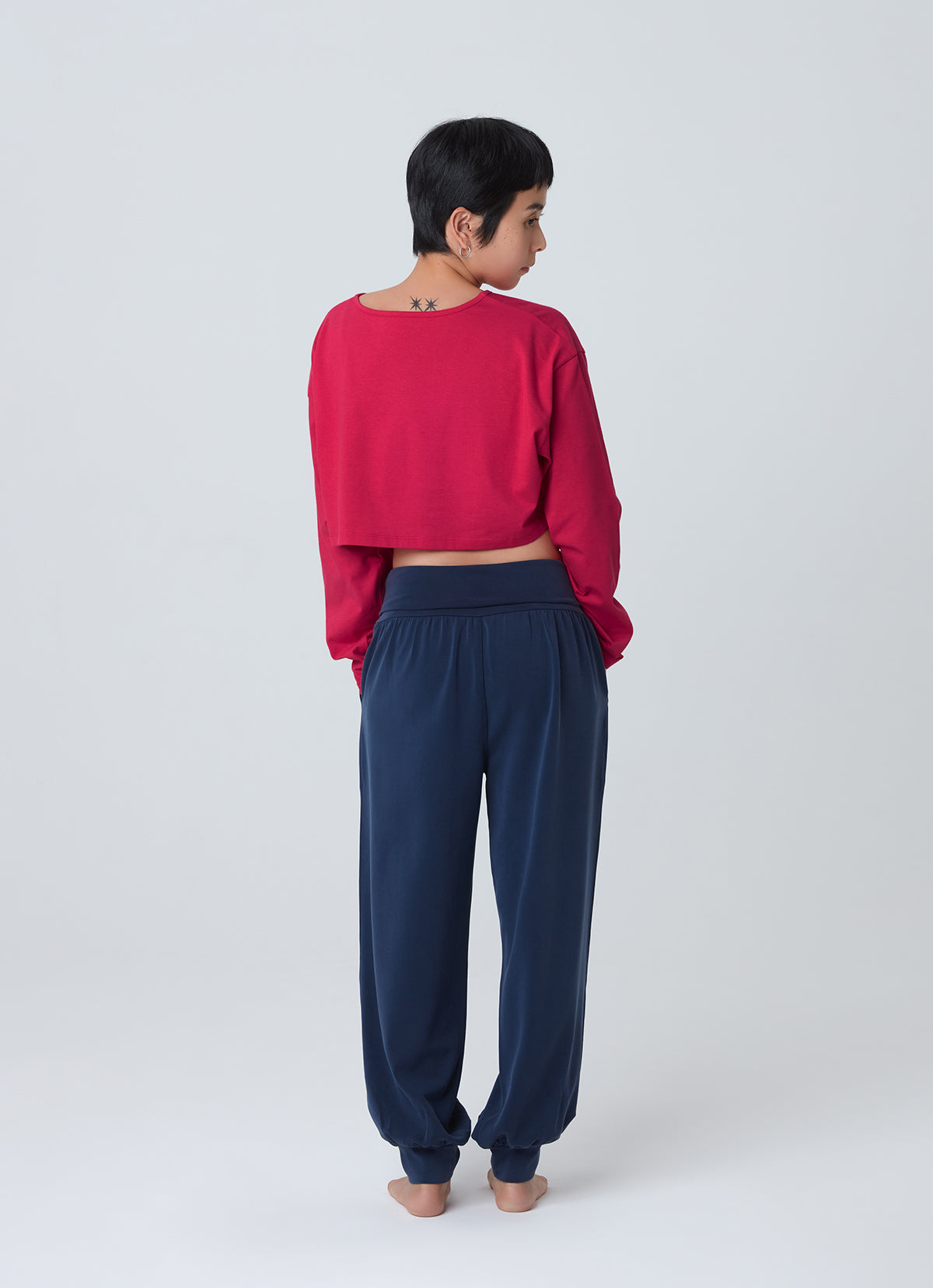 Wide long sleeve crop top_Love Potion