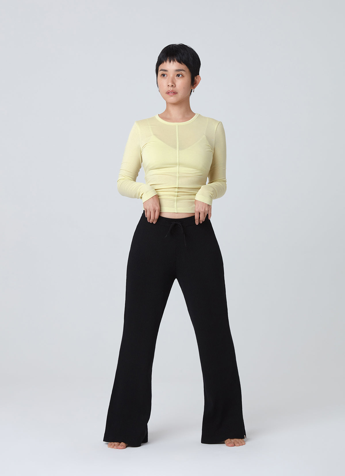 Warna long sleeve top_Dusty Yellow