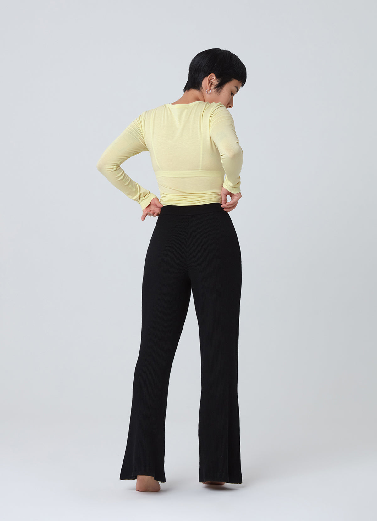 Warna long sleeve top_Dusty Yellow