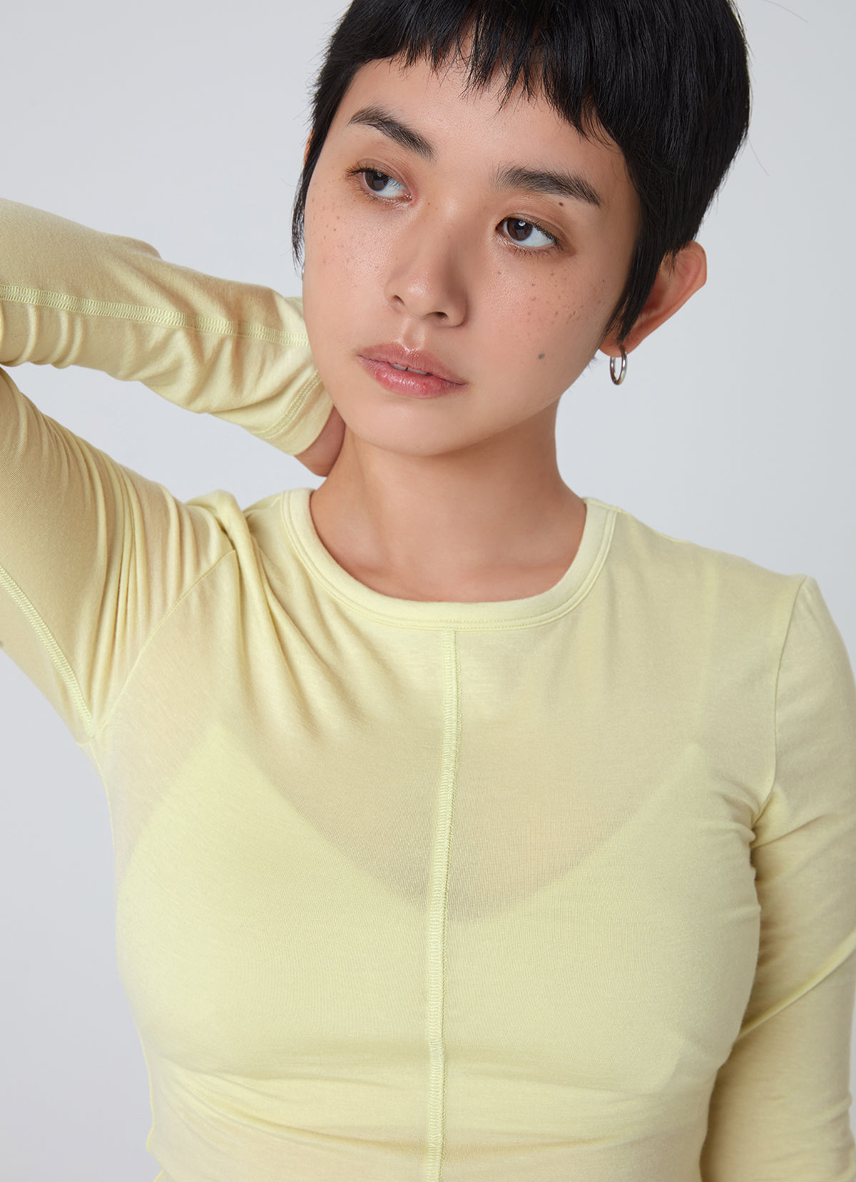 Warna long sleeve top_Dusty Yellow