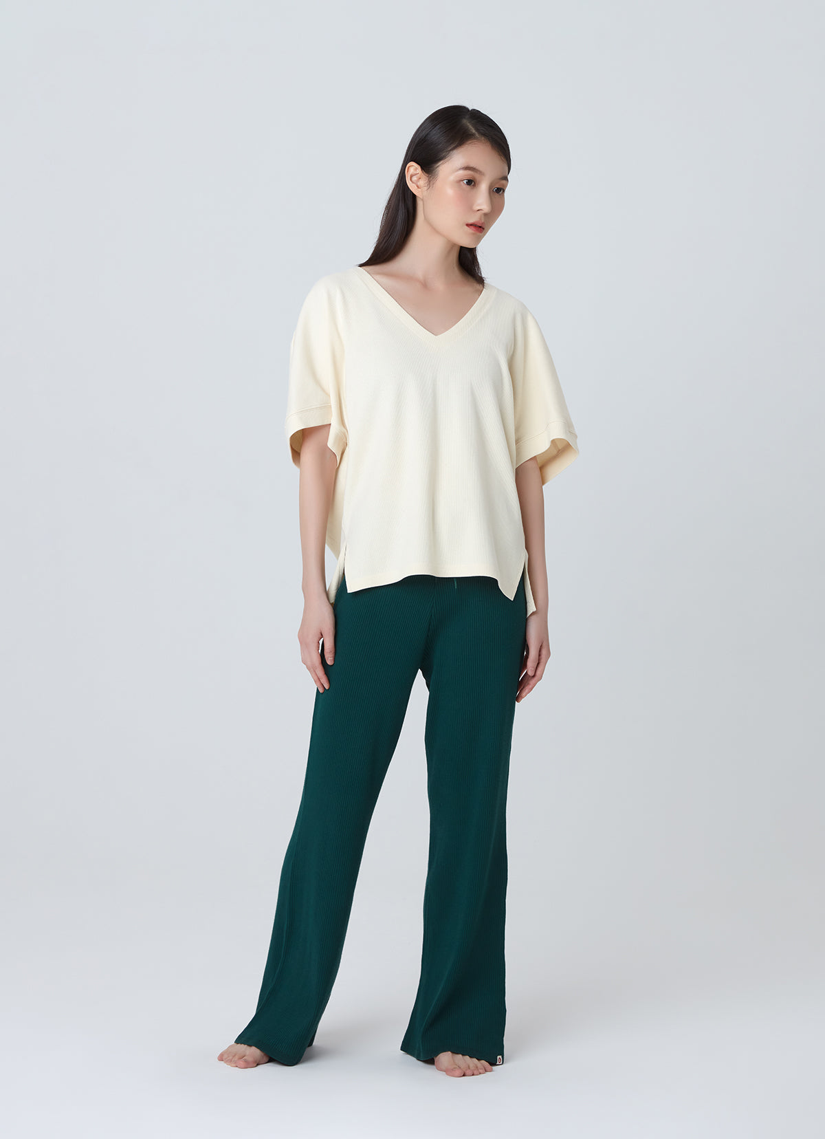 Manas short sleeve top_Seadpearl