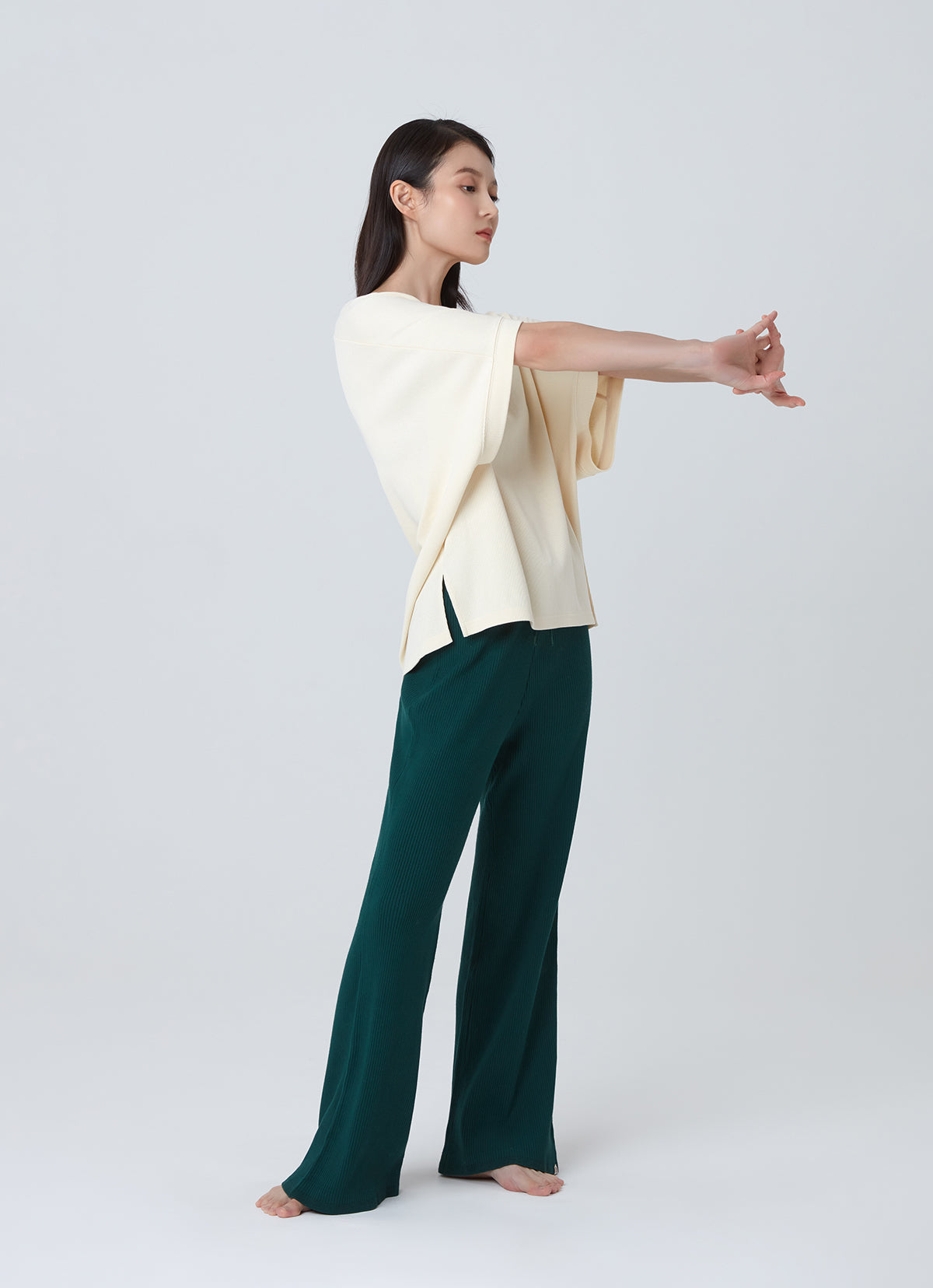 Manas short sleeve top_Seadpearl