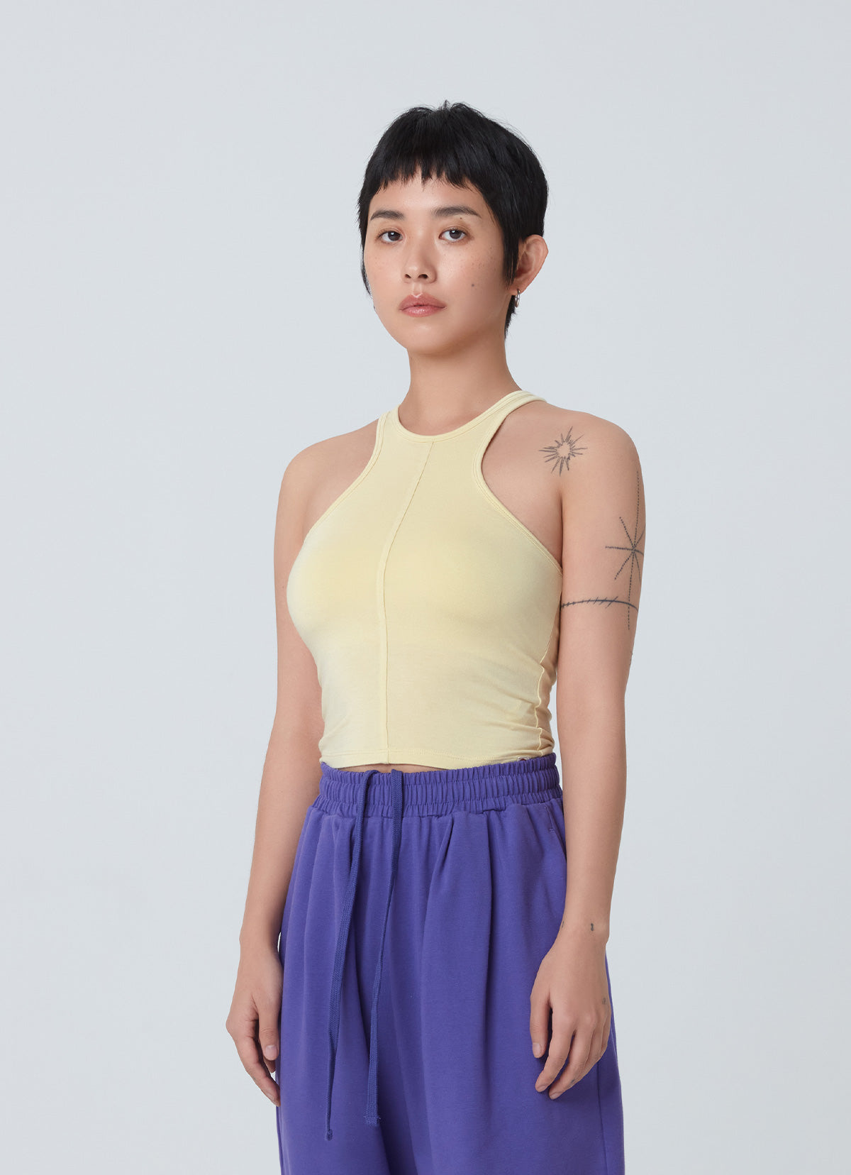 Lima tank top_Dusty Yellow