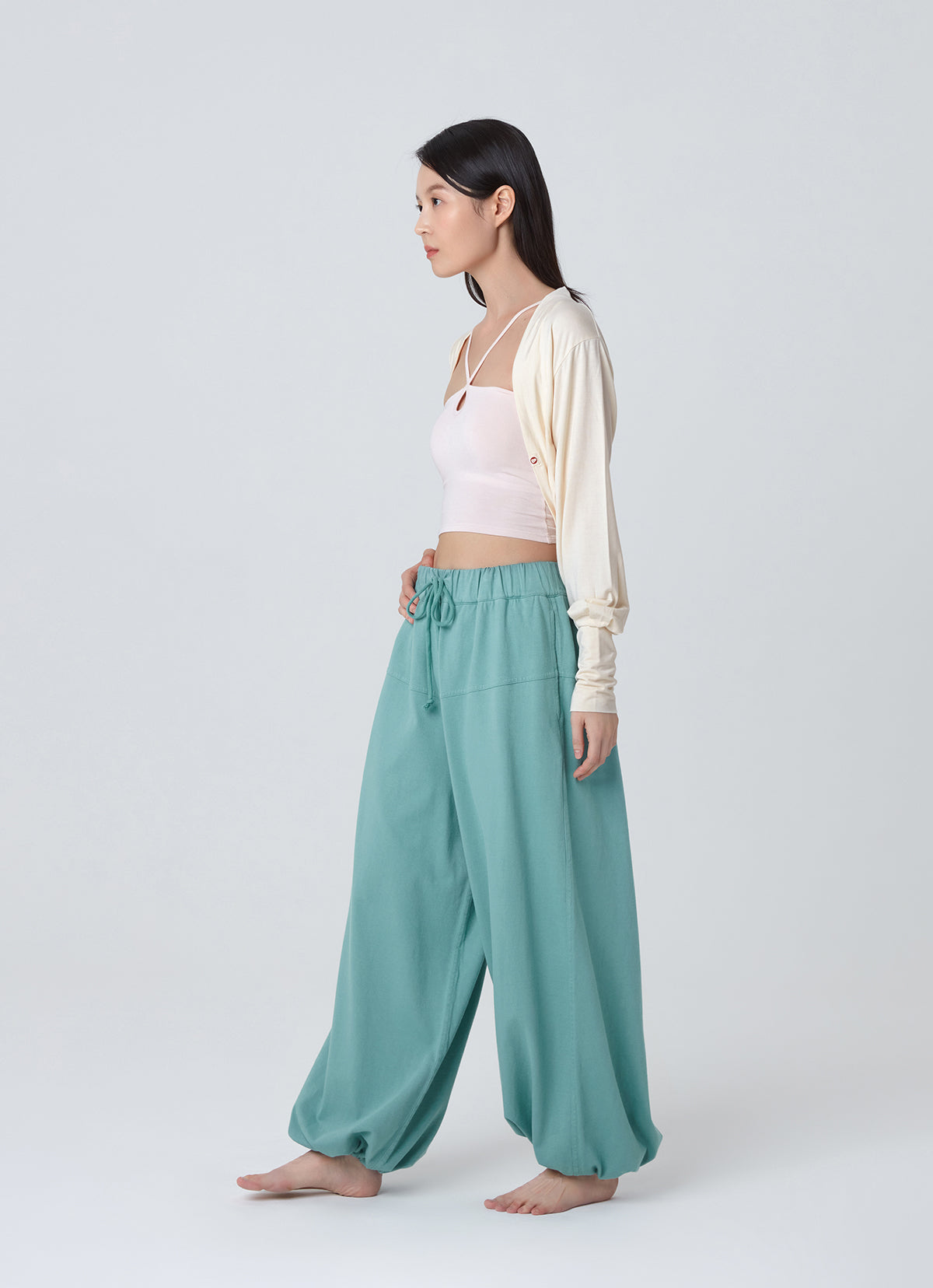 Double sided circle top_Cloud Pink