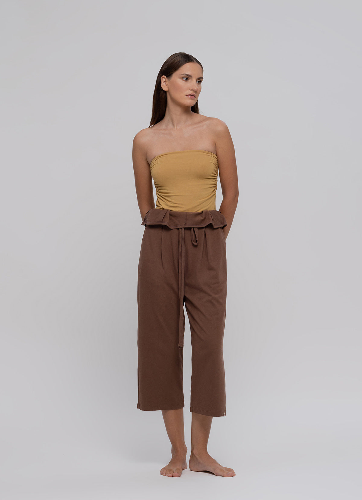 Folding pants_Downtown Brown