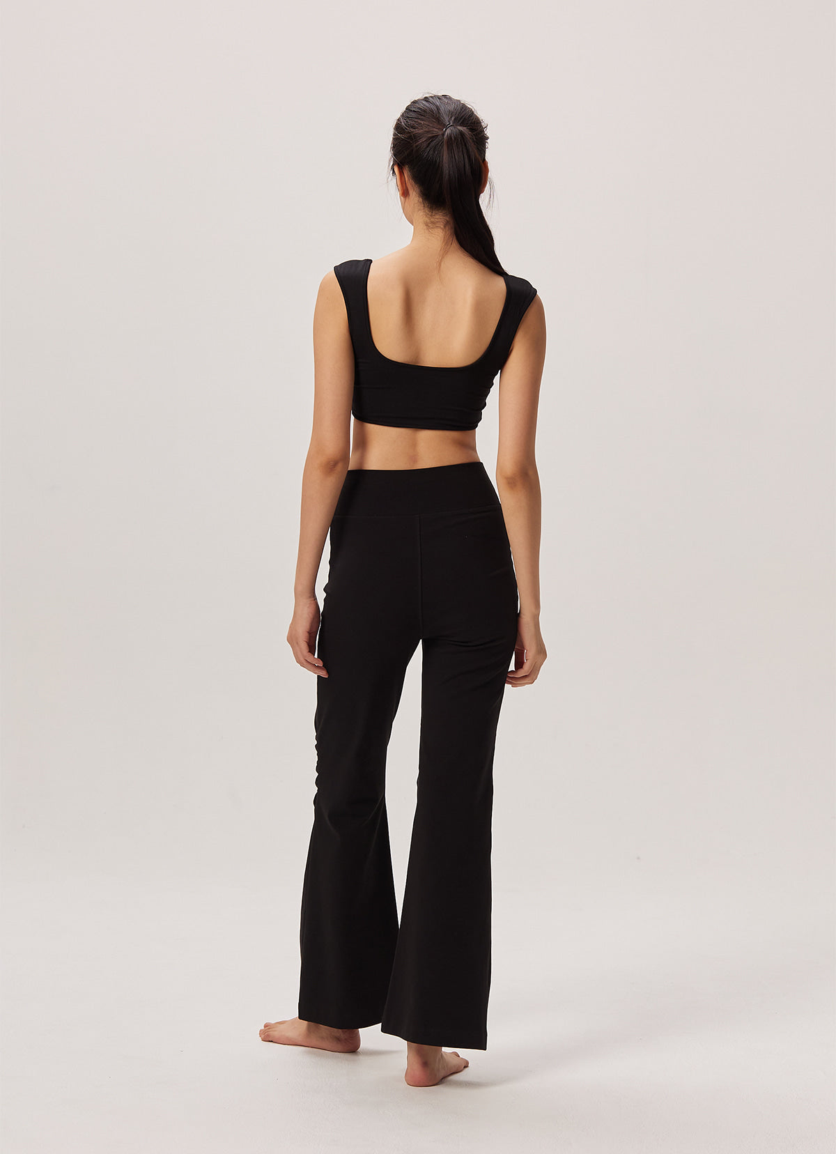 Square bra top_Black