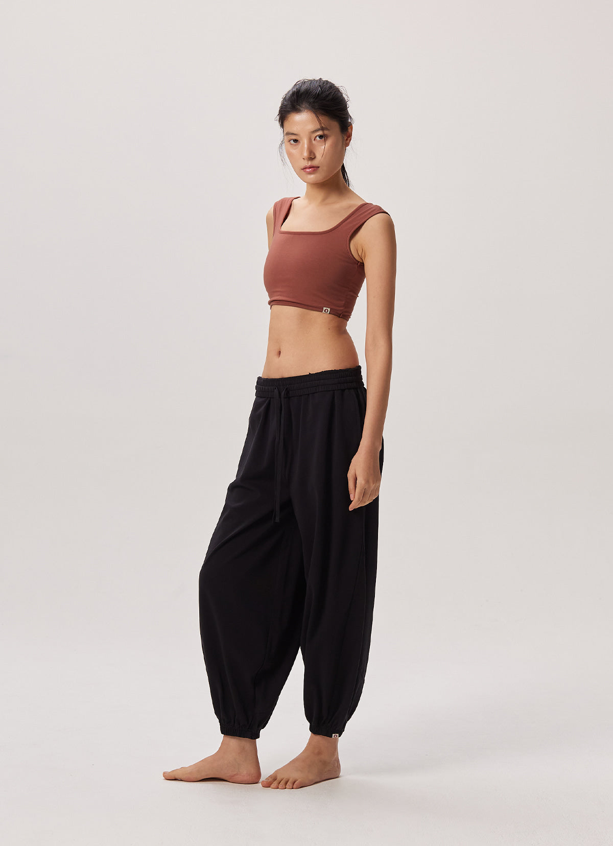 Square bra top_Marsala