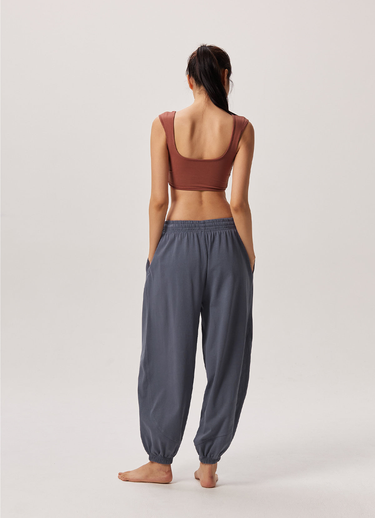 Square bra top_Marsala