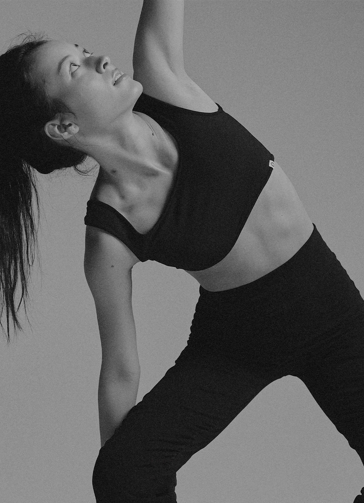 Square bra top_Black