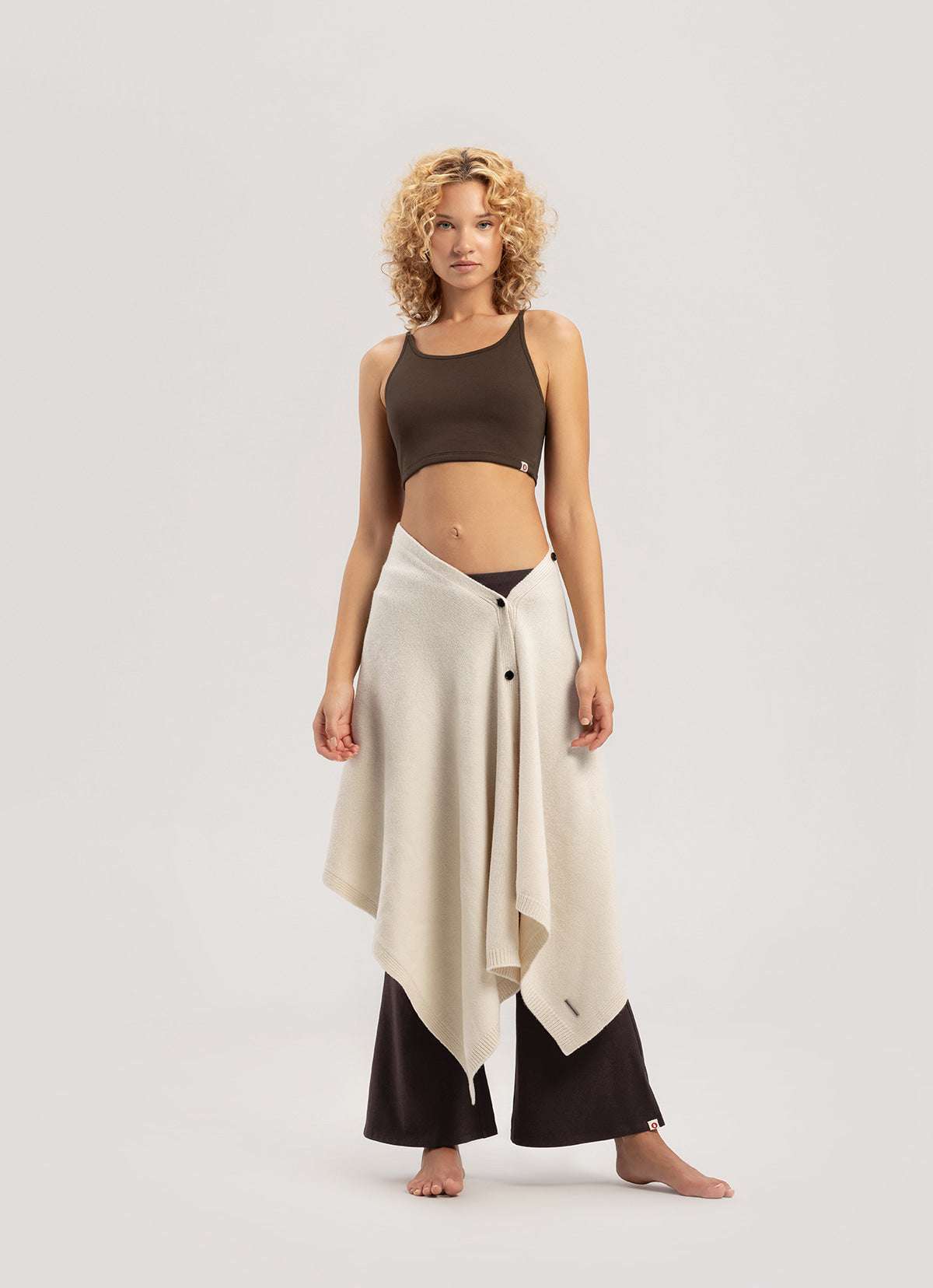 Wide button-up shawl_Turtledove