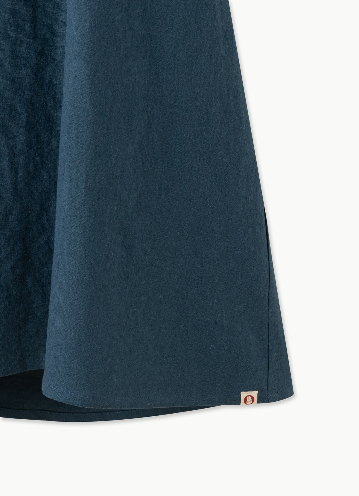 Linen halter neck one-piece_Navy