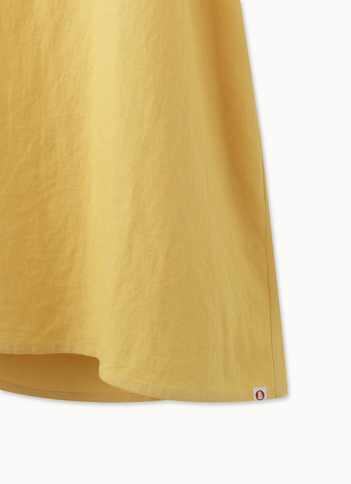 Linen halter neck one-piece_Yellow