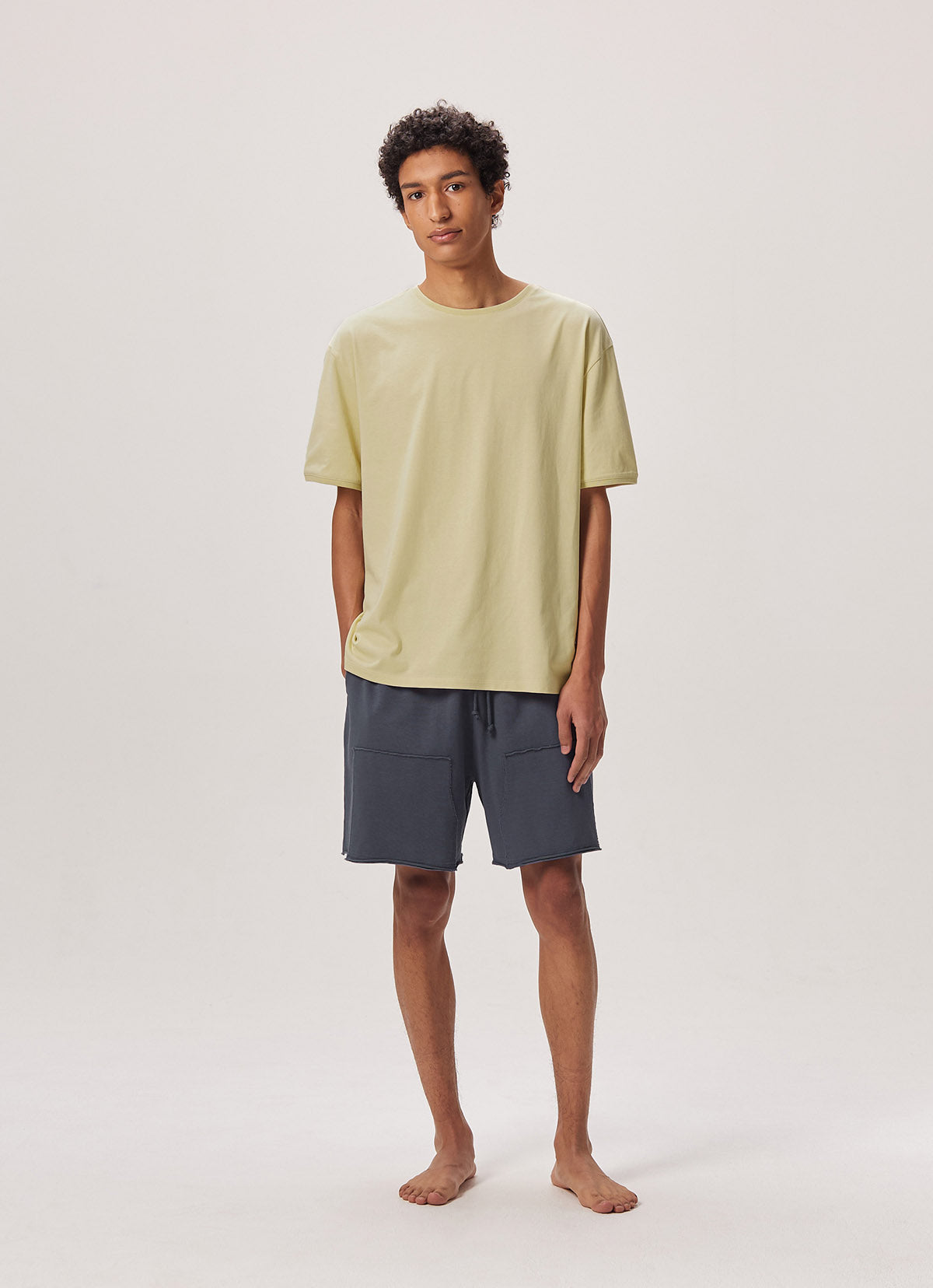 Out pocket shorts (Unisex)_Grisaille