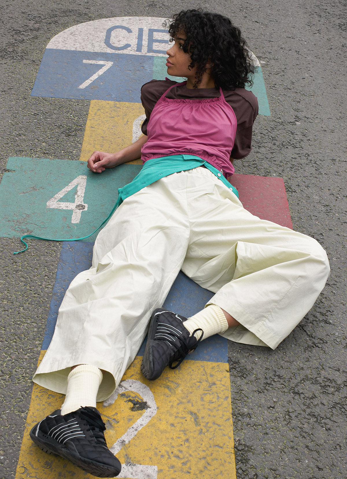 Kitty wide pants_Lint