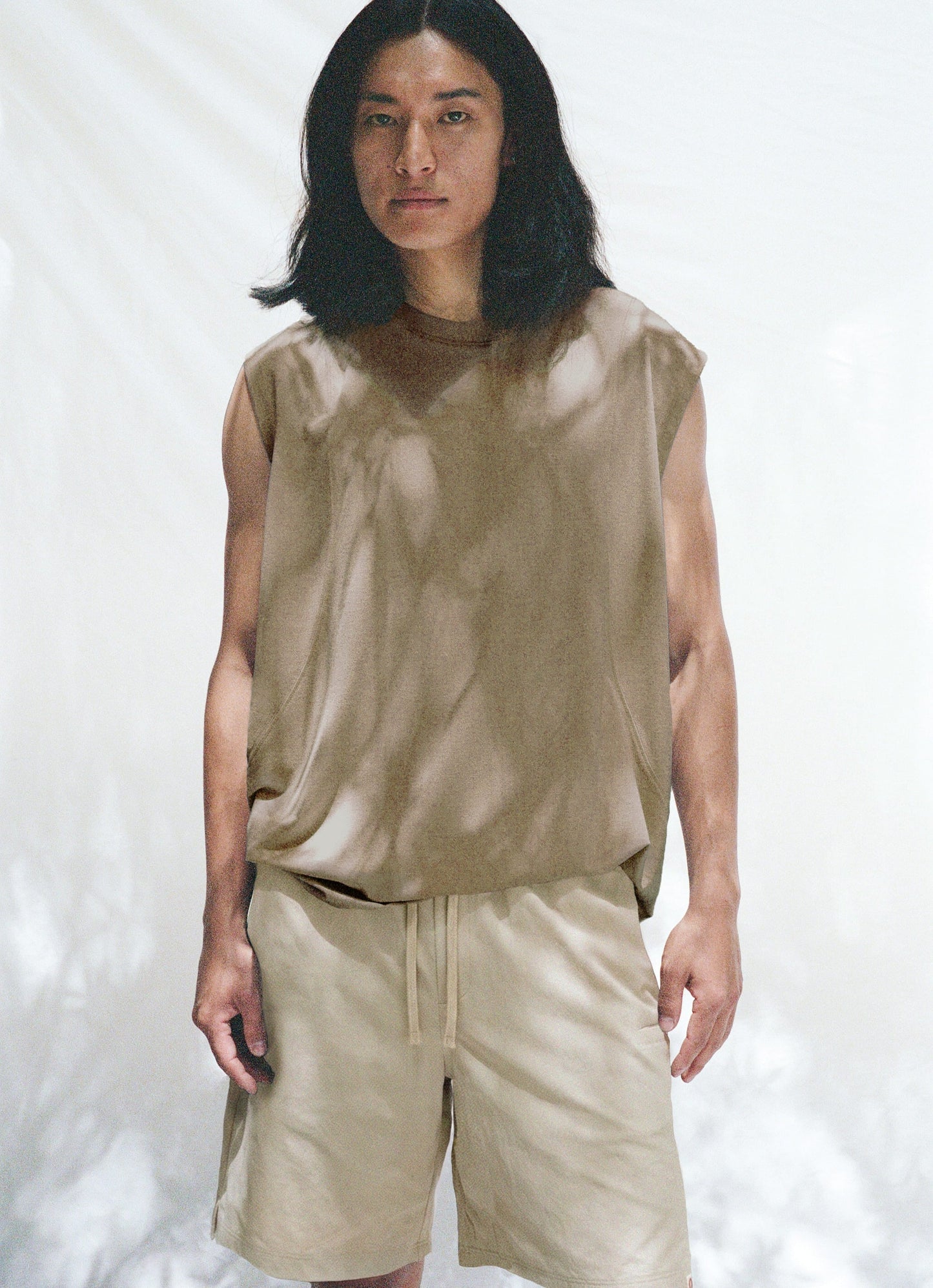 [Movement Line] Jala sleeveless (Unisex)_Timber Wolf