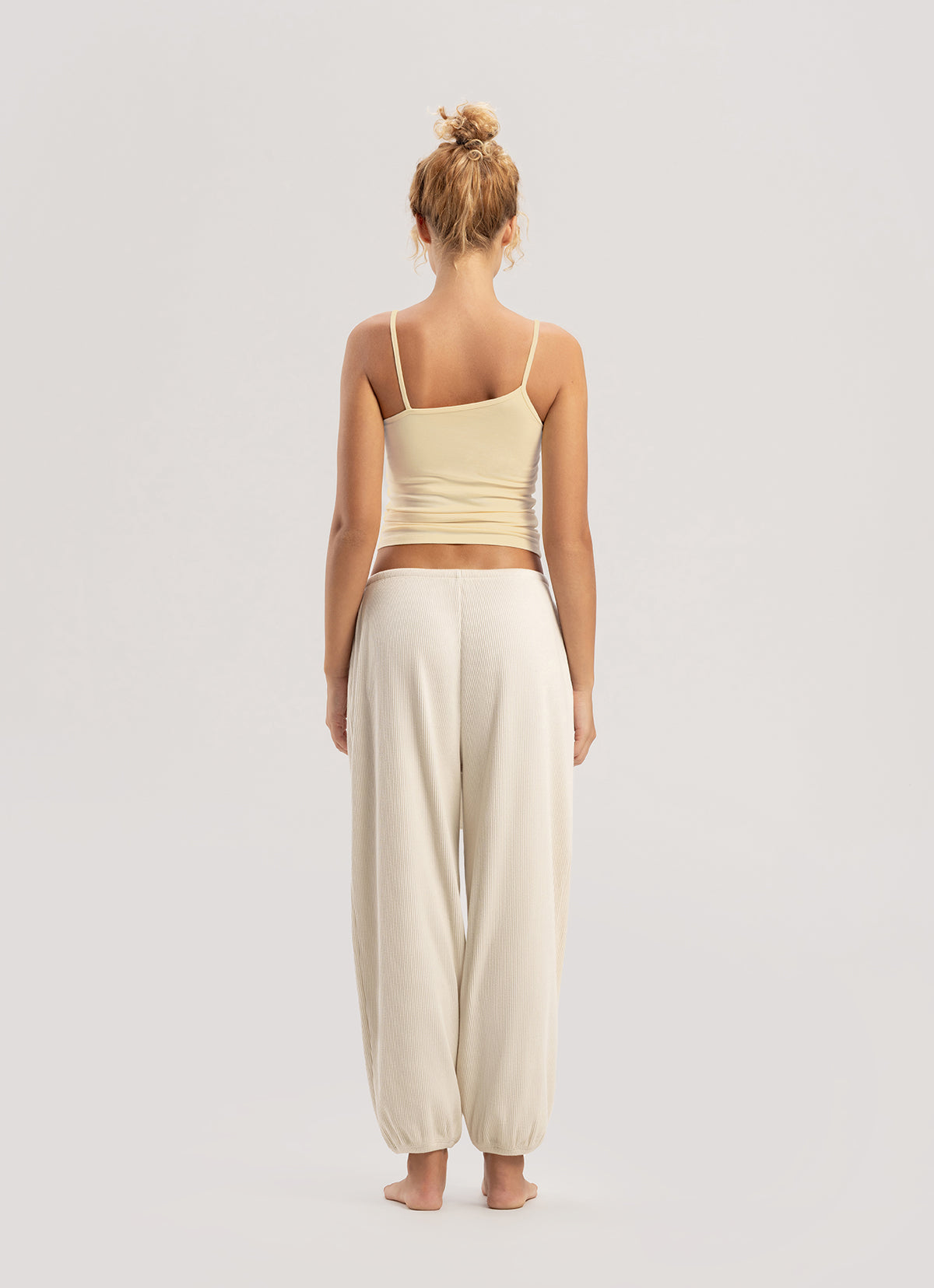 Unbalance tank top_Double Cream