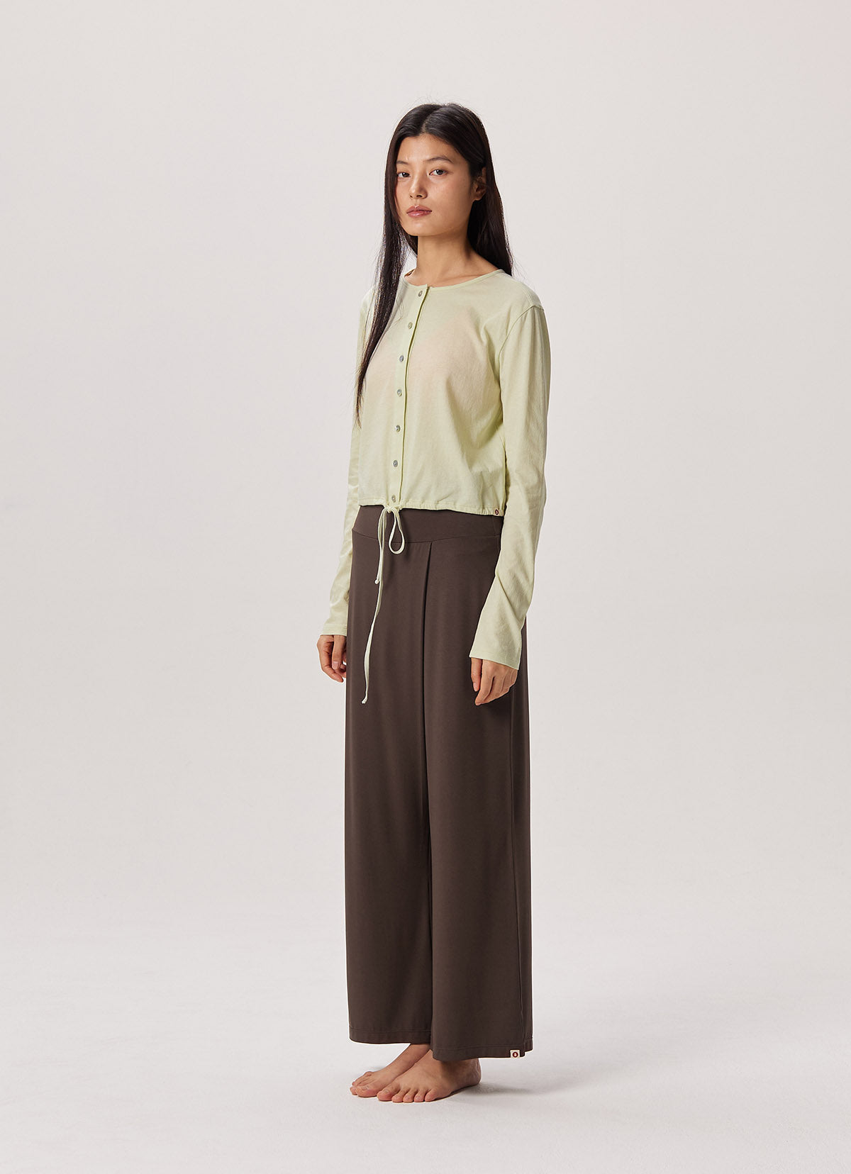 Tied cardigan_Lint