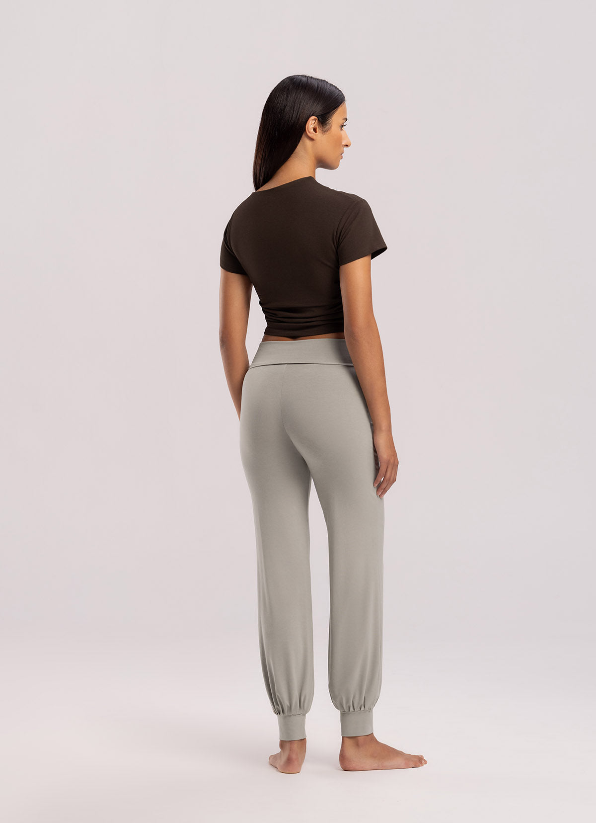 Simple pot ankle pants_London Fog