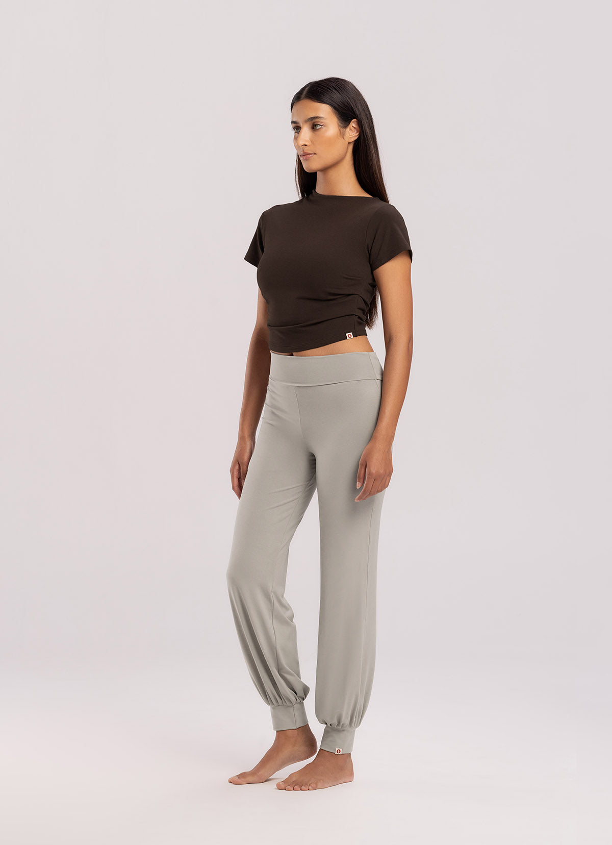 Simple pot ankle pants_London Fog