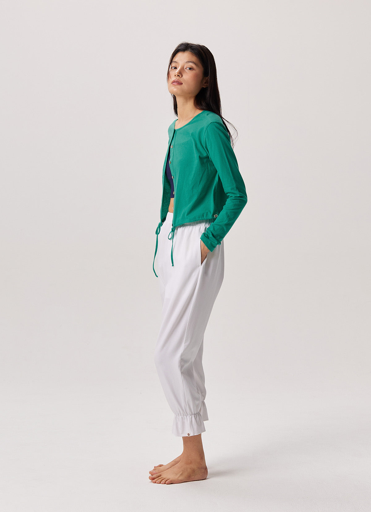 Tied cardigan_Viridis